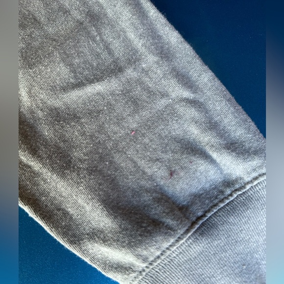 Duo Outerwear Combo:PINK brand Crewneck sweatshirt and Burgundy Hoodie, Size Med - Picture 14 of 16